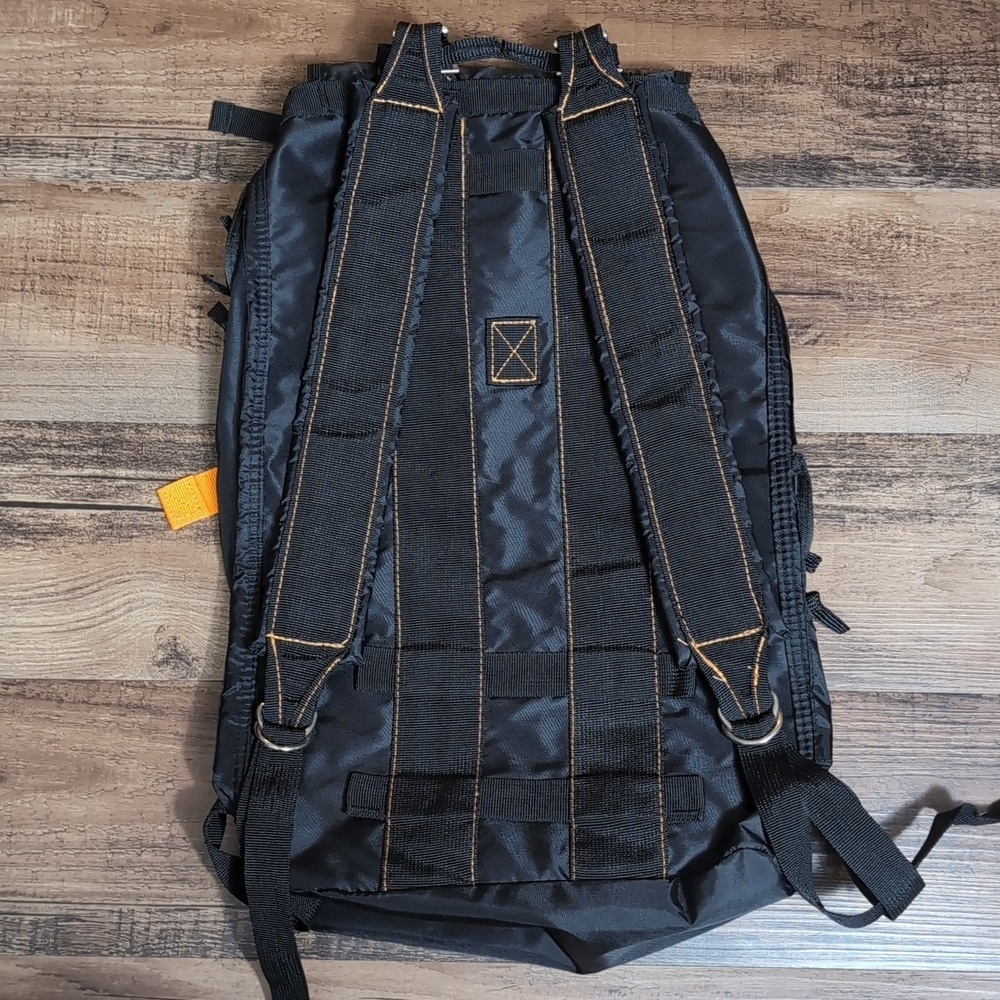 WRASCAL ARCH'R Tactical Backpack With Quick Release Strap in Black and Orange - Picture 4 of 14